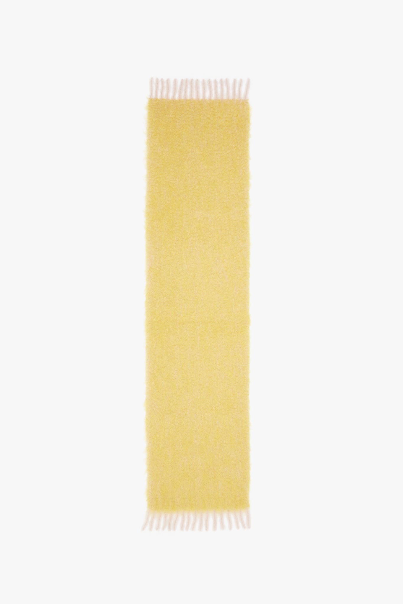 EXCLUSIVE Mohair Scarf In Sunflower Yellow - 3