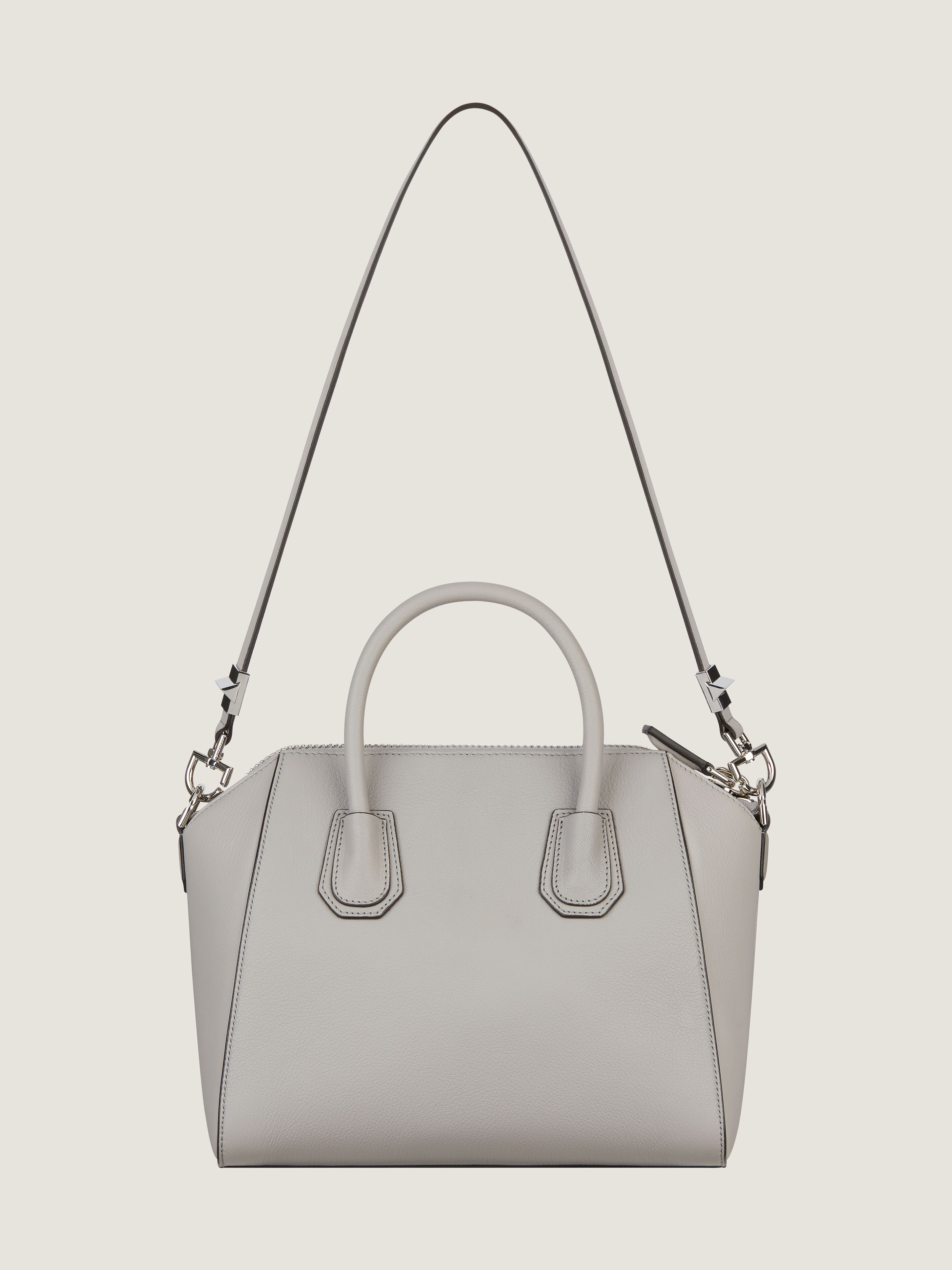 MINI ANTIGONA BAG IN GRAINED LEATHER - 3