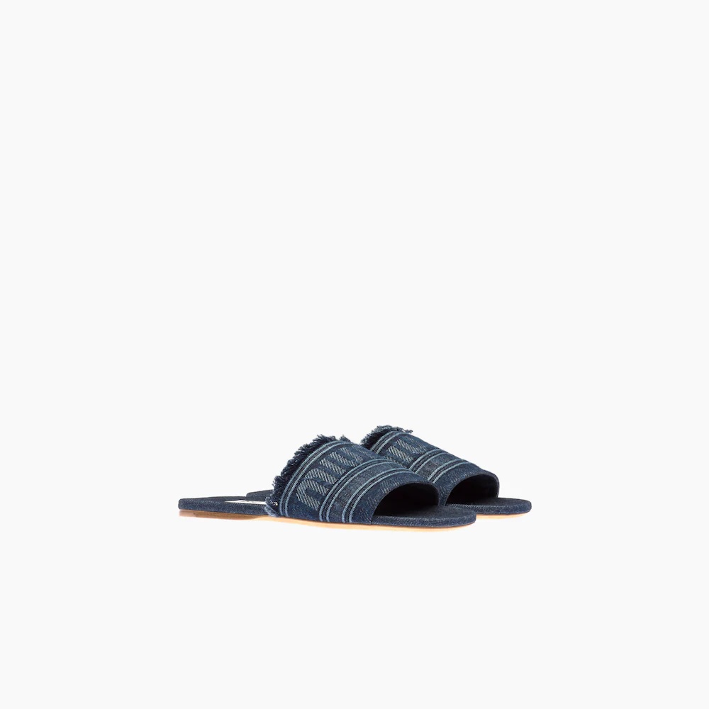 Denim slides - 1
