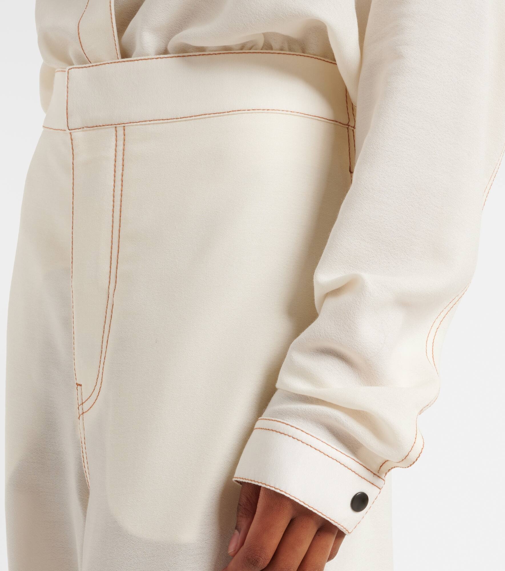 Hooded wool-blend bodysuit - 6