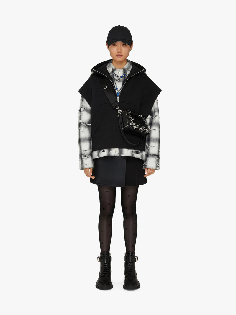 Givenchy SLEEVELESS HOODIE WITH METALLIC DETAILS outlook