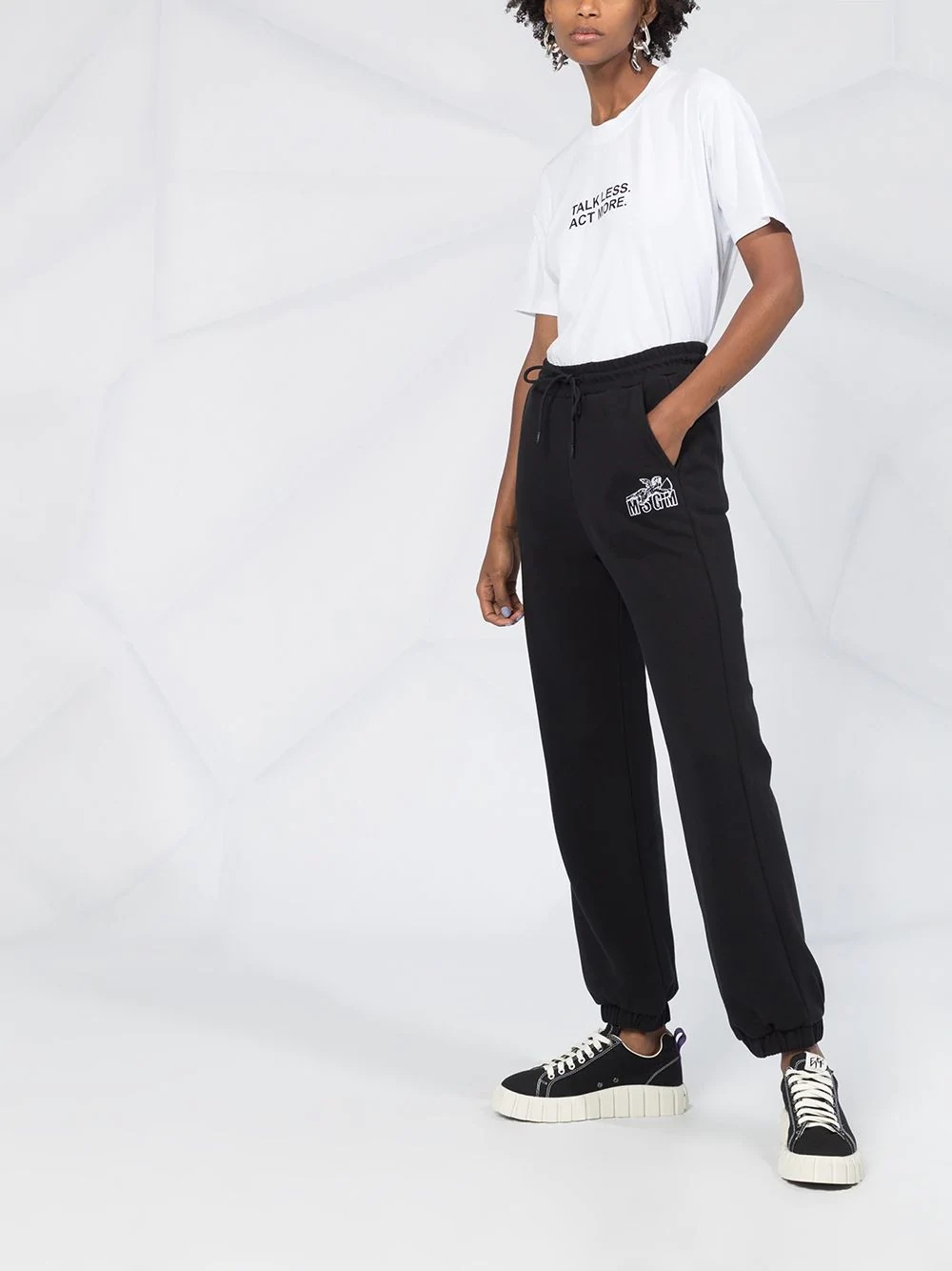 logo-print track pants - 6