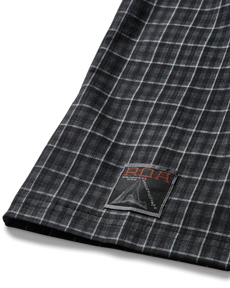 Aair Floweave Printed Check Short Sleeve Shirt 11
