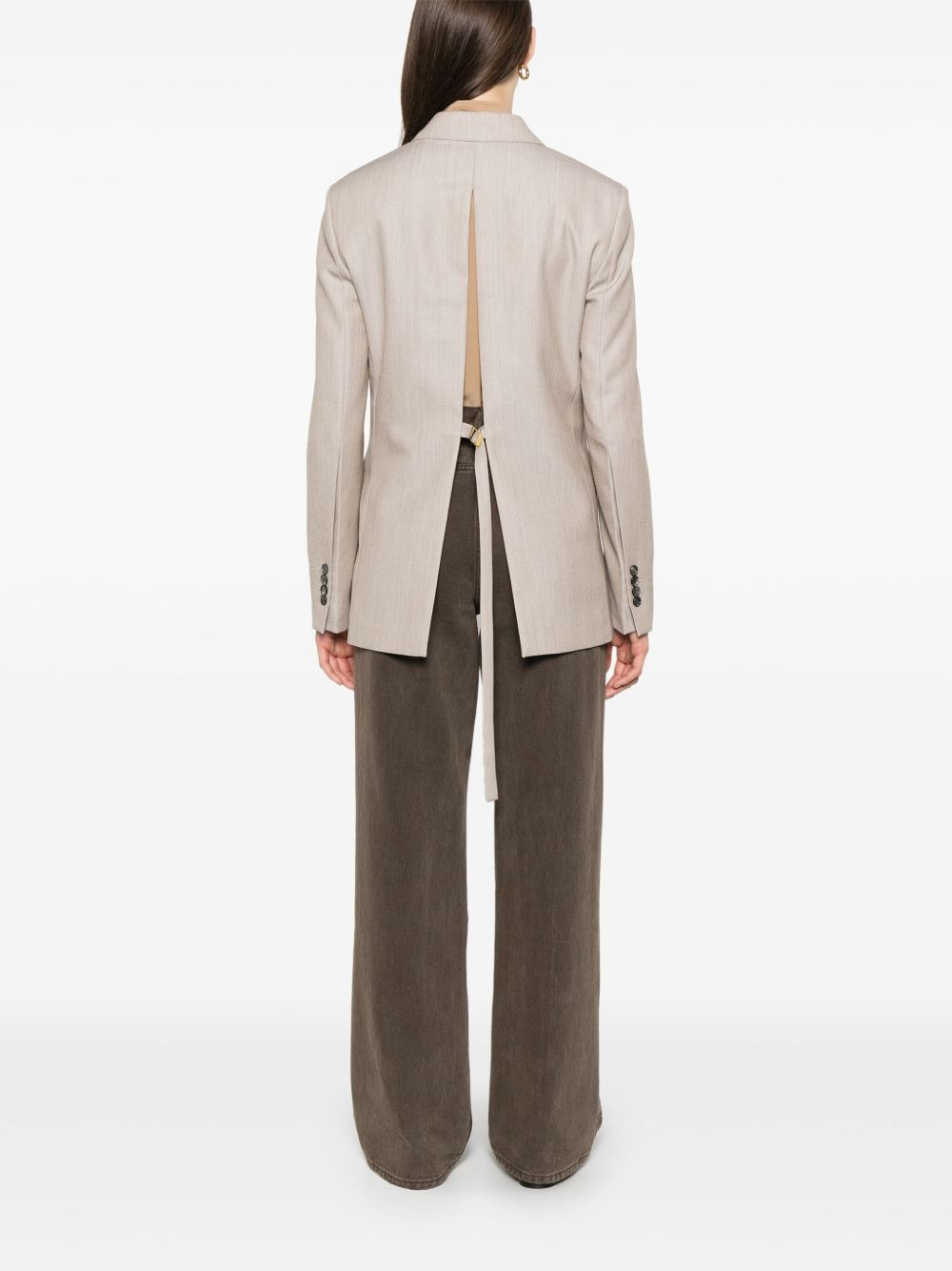 Ami Paris Women Double-Breasted Blazer - 4