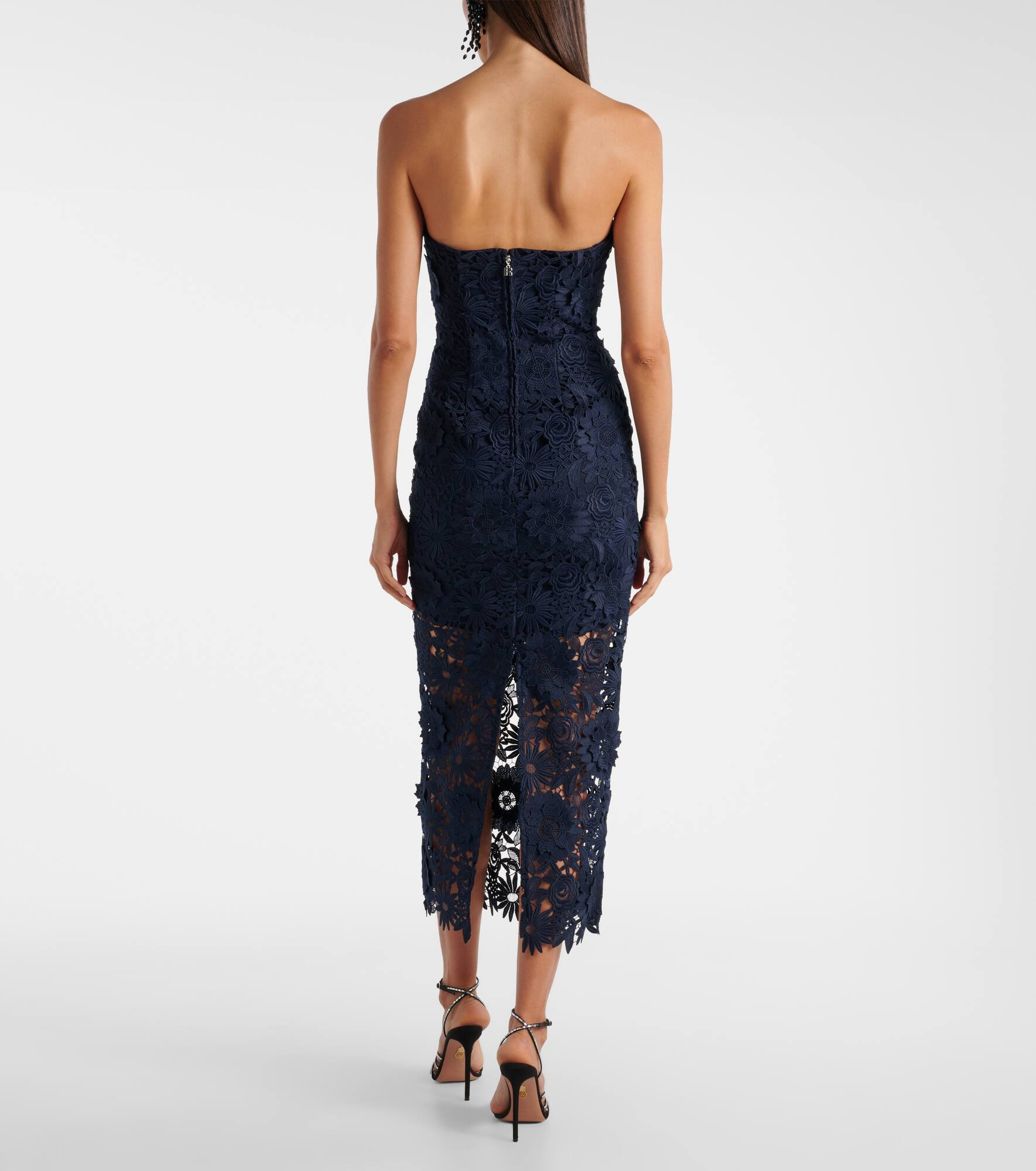 Lace midi dress - 3