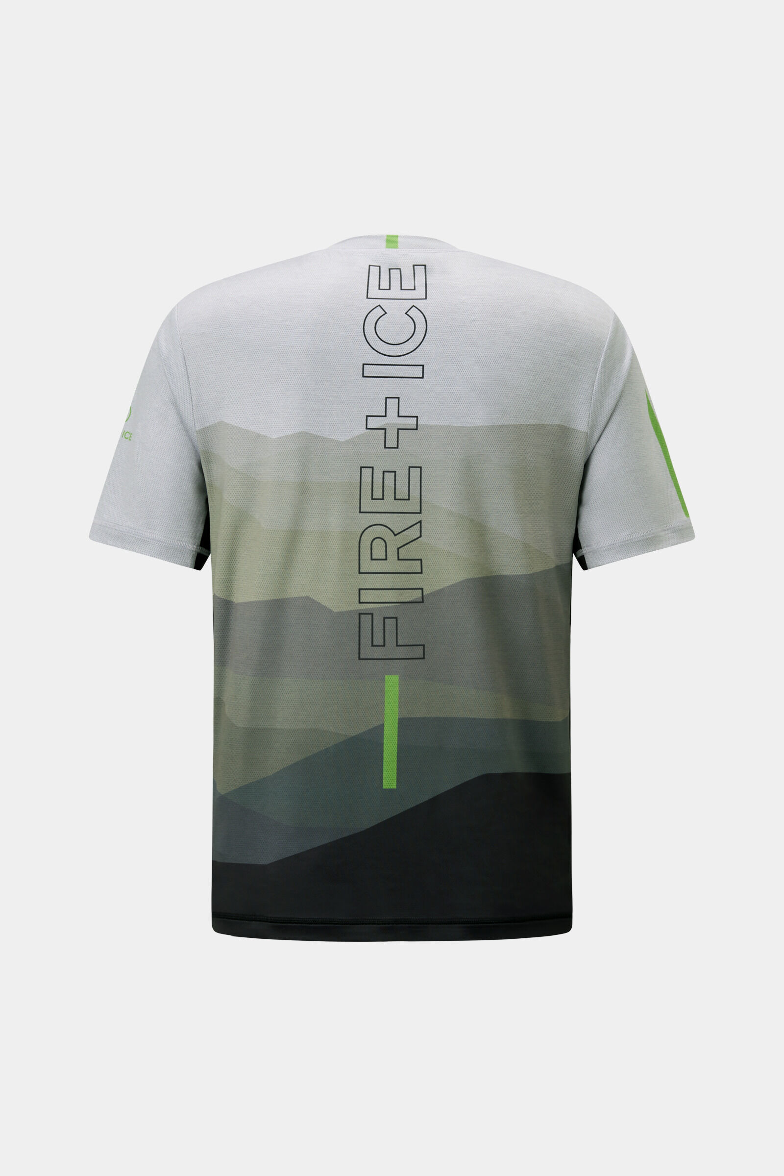 Balduin mesh shirt in Light gray/olive green - 7
