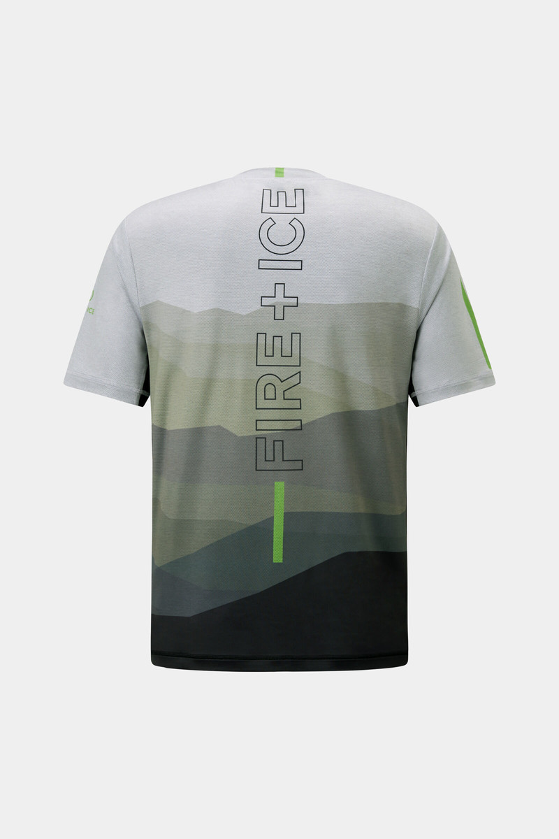 BOGNER Balduin mesh shirt in Light gray/olive green outlook