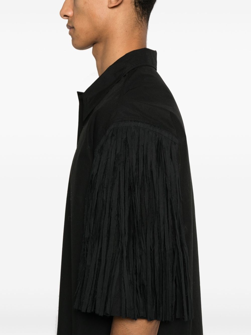 fringed polo shirt - 4
