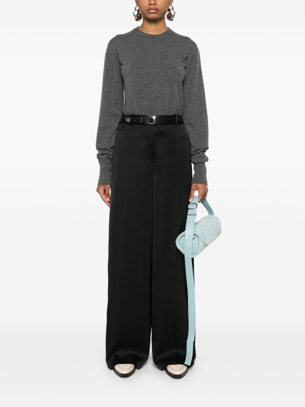 mélange cashmere jumper - 2