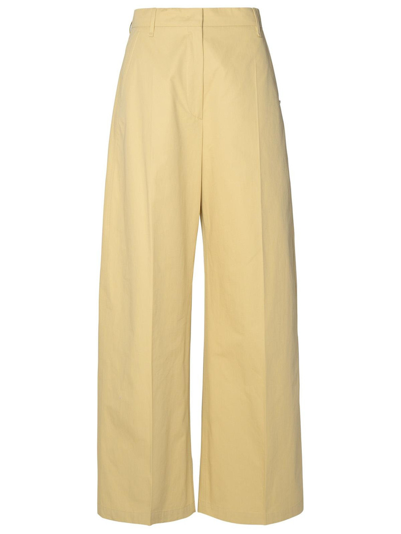 Sportmax 'Gebe' Beige Cotton Pants Women - 1