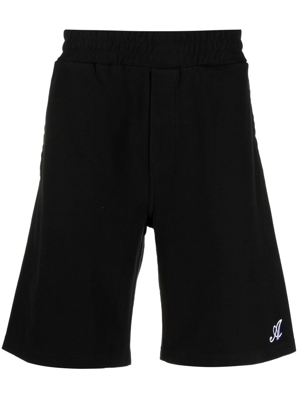 embroidered-logo track shorts - 1