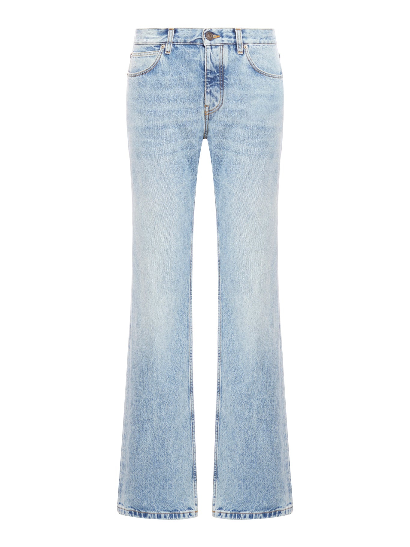 パンツ BALENCIAGA Women Straight Pants 794047TDW14 Blue Balenciaga Outlet: Jeans woman - Blue | Balenciaga jeans