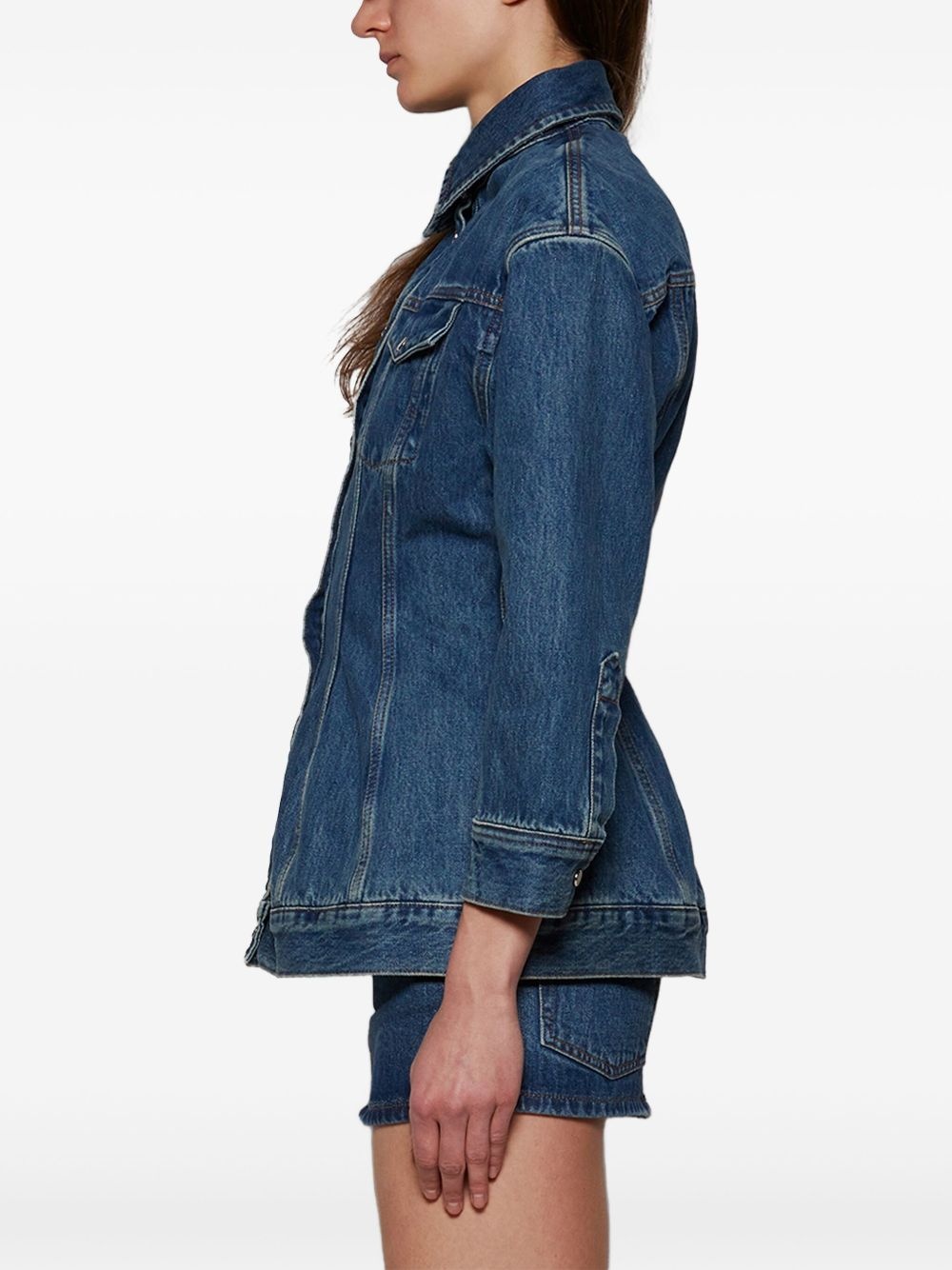 Contour denim jacket - 4