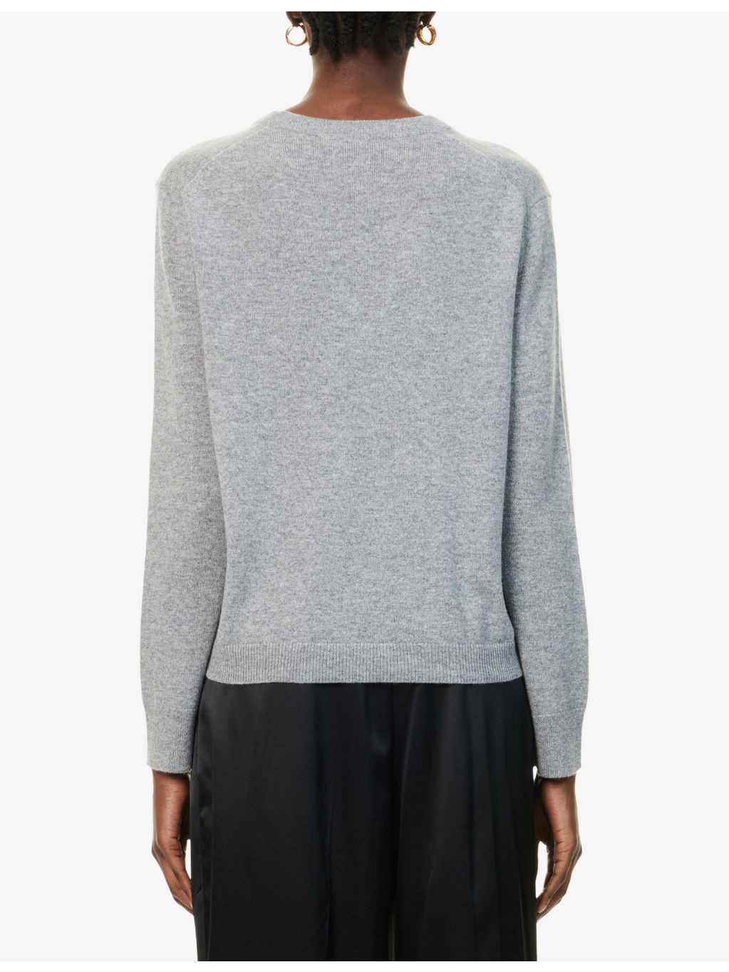 Flynn V-Neck Cashmere Jumper - 4