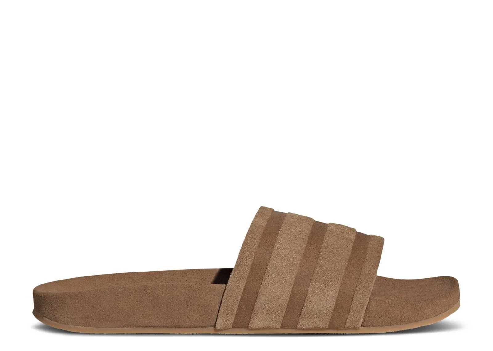 ADILETTE SLIDES 'SUEDE PACK - BROWN DESERT' - 1