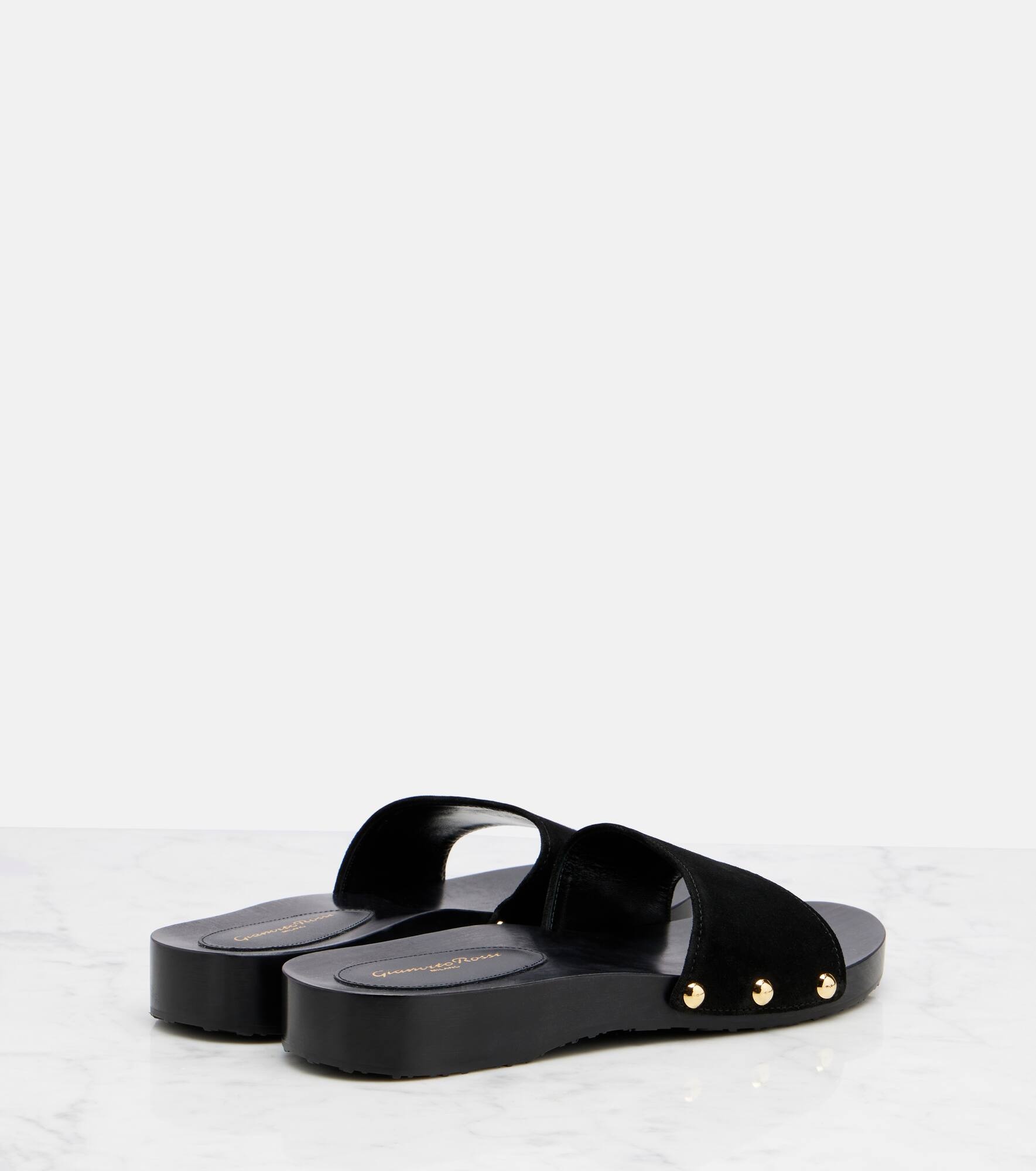 Riviera suede slides - 2