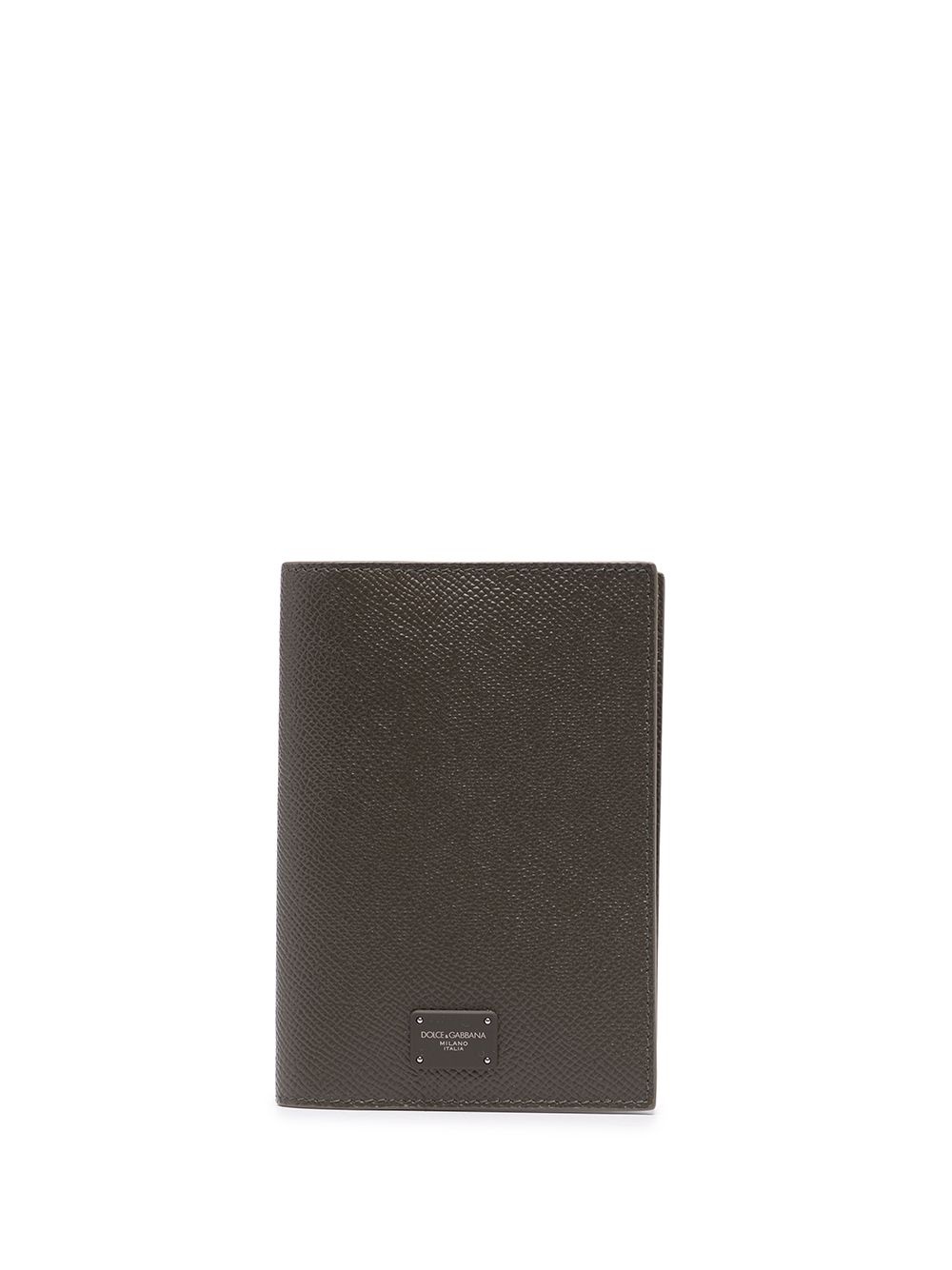 logo-patch passport holder - 1