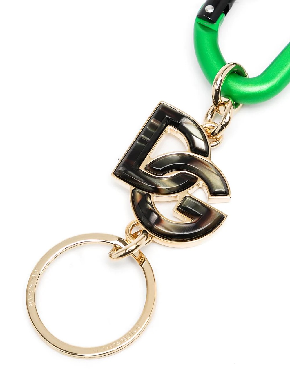 logo-plaque tassel-detail keyring - 2