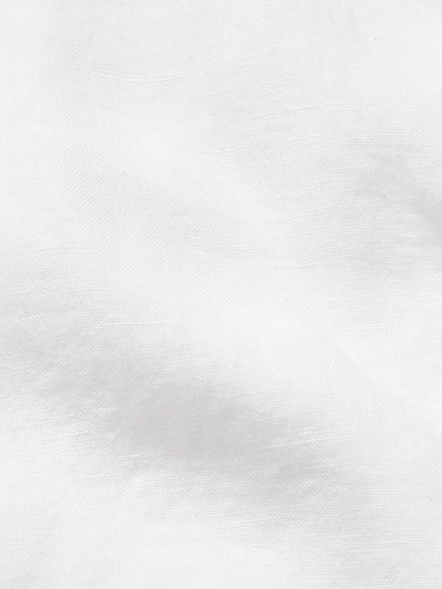 Grandad-Collar Linen-Gauze Shirt - 5