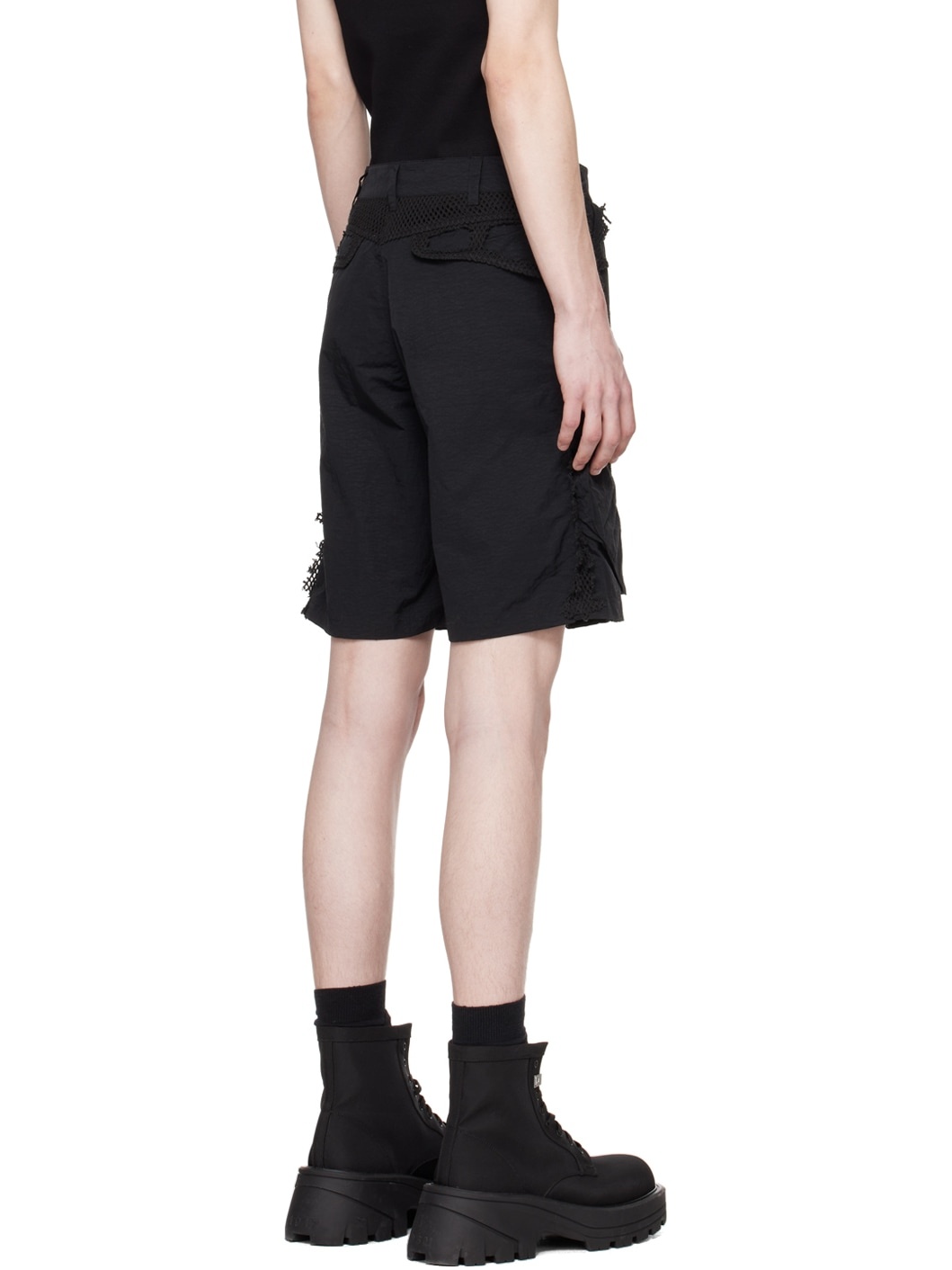 Black Spherical Shorts - 3