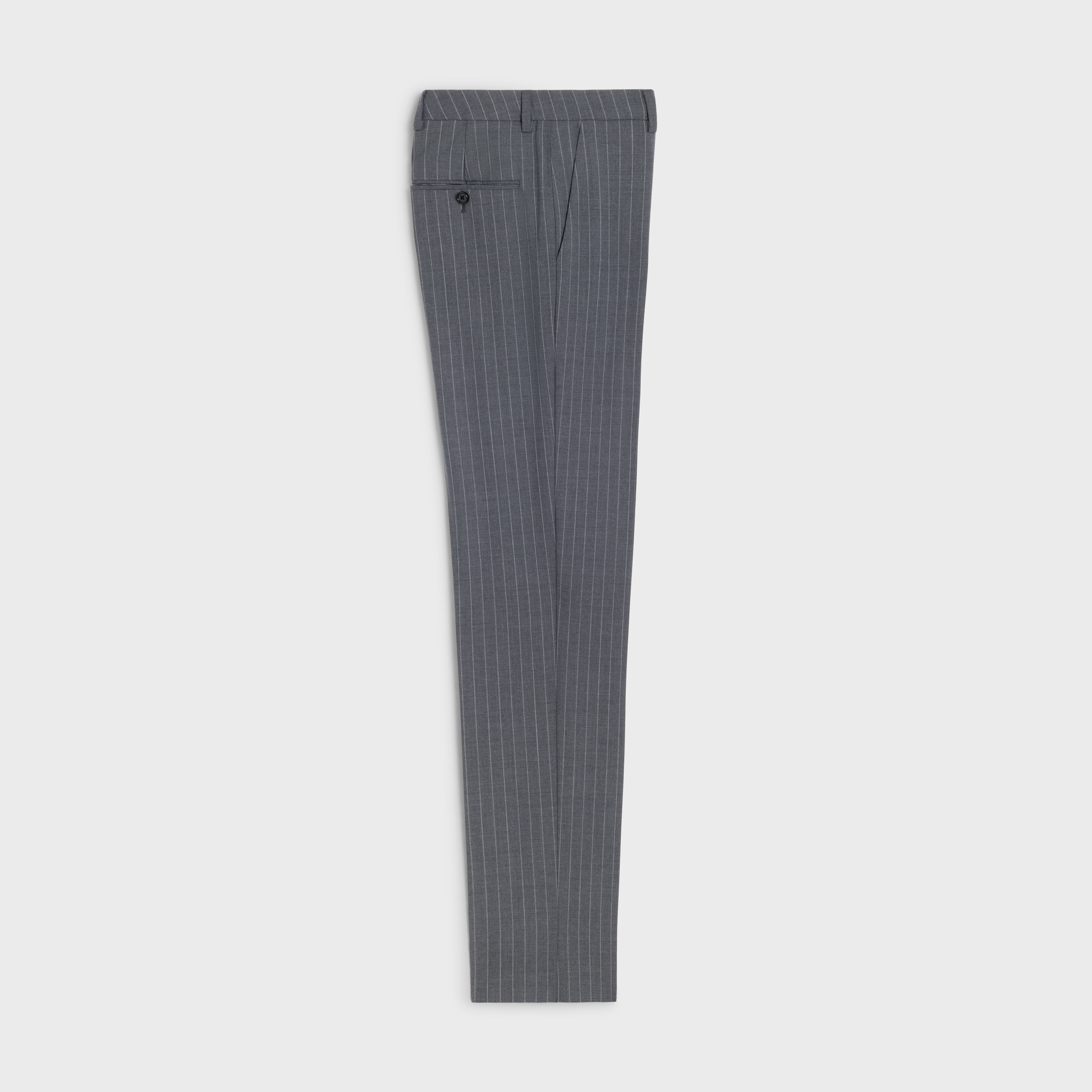 classic pants in striped wool - 2