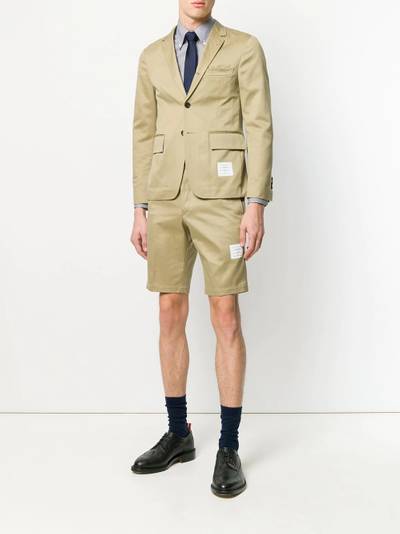 Thom Browne 4-Bar unconstructed single-breasted jacket outlook