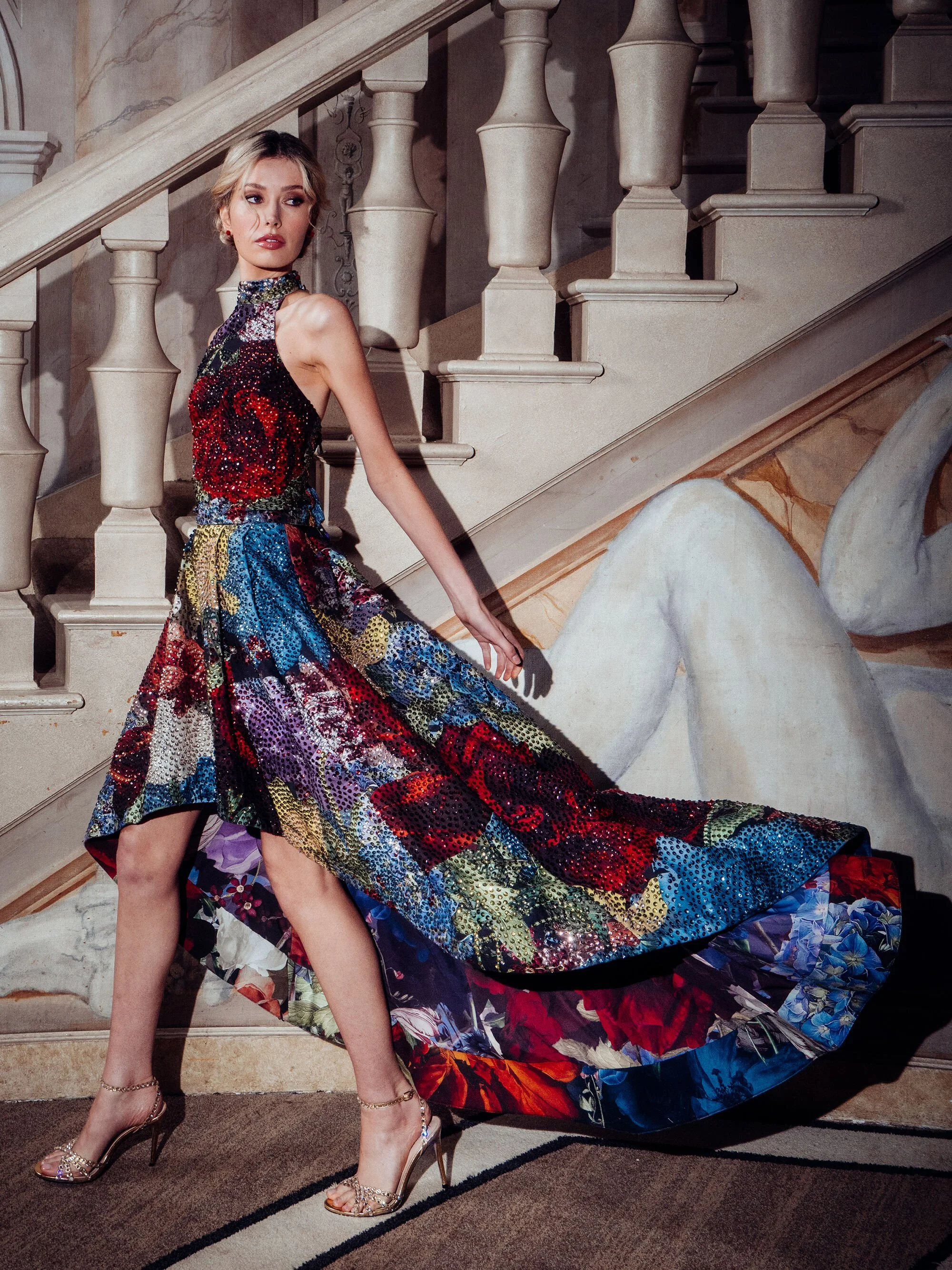 FLORENCE HIGH LOW BALLGOWN SKIRT - 1