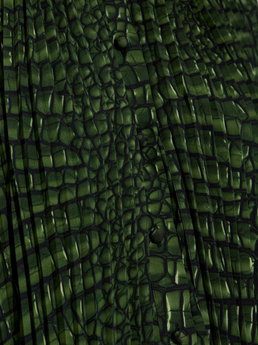 crocodile-print dress - 5