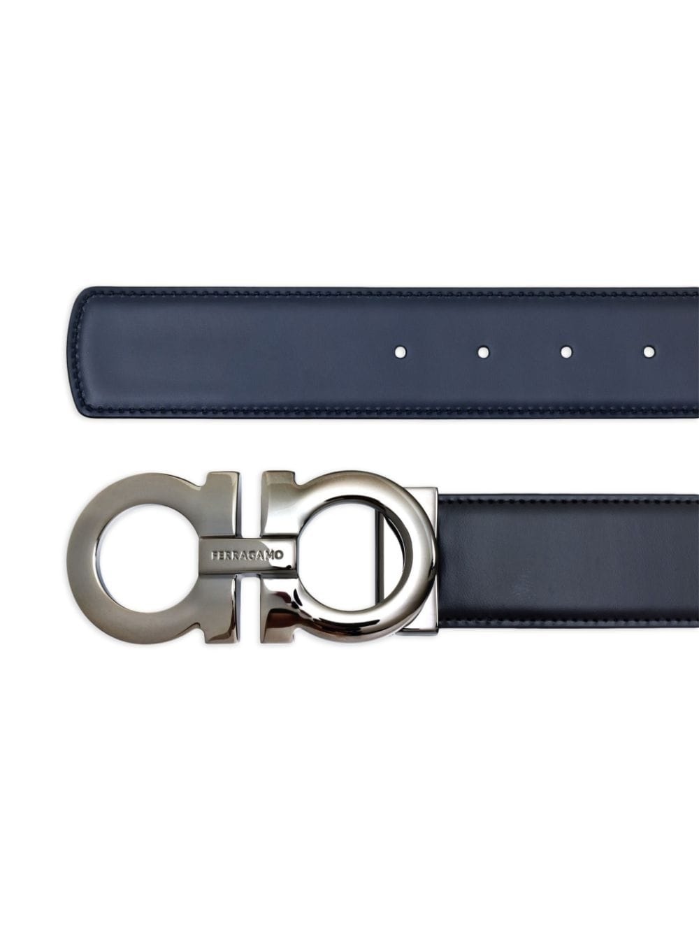 Gancini reversible leather belt - 2