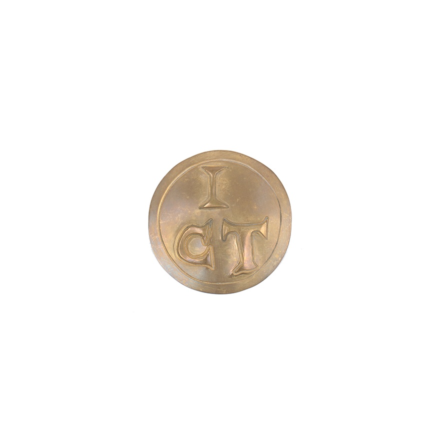 ICT BADGE 50MM BRASS - 1