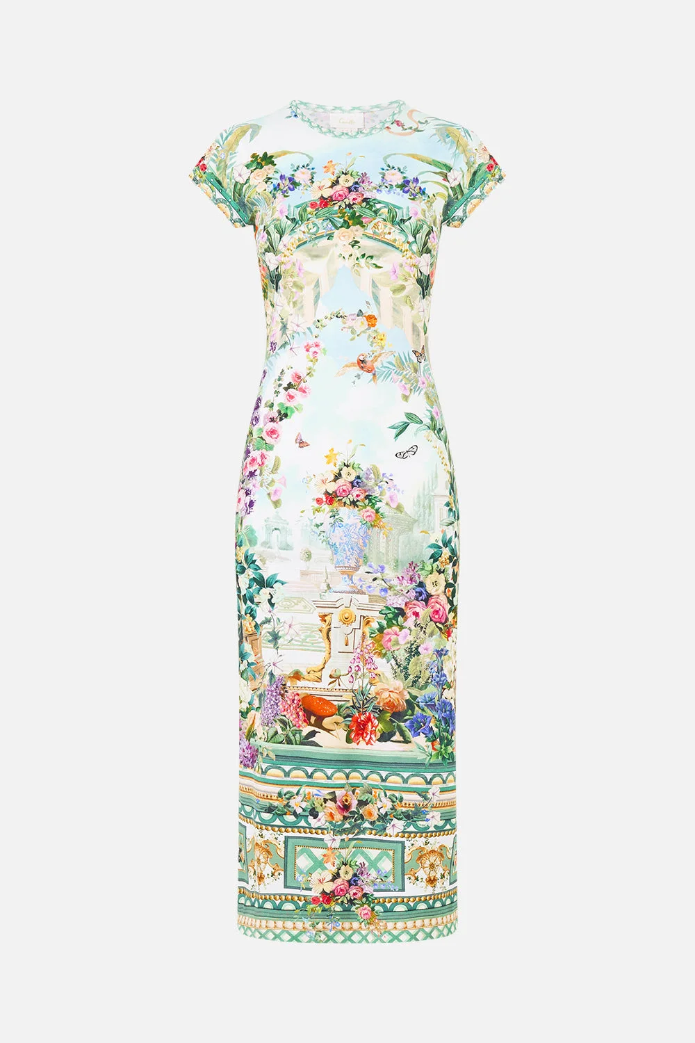 camilla jersey tank dress WITH CAP SLEEVES ART FOR THE EMPRESS - 00044566-ARTEMPRE PO110