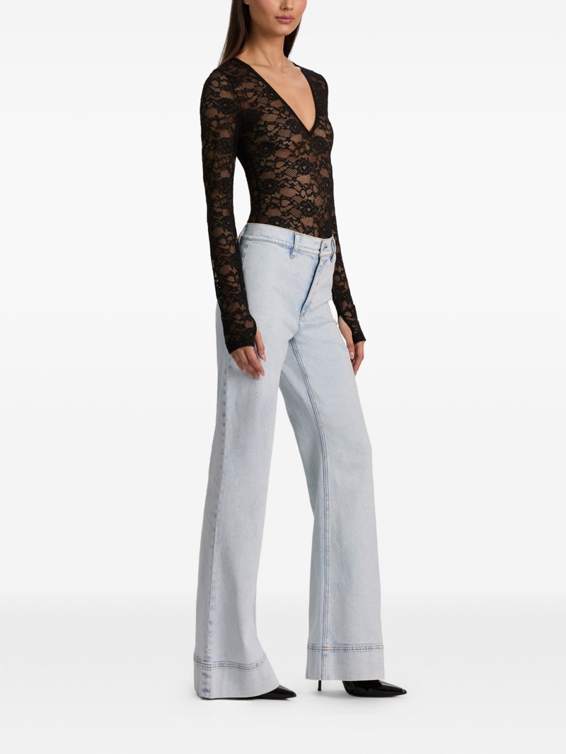 Teagan V-neck lace bodysuit 3