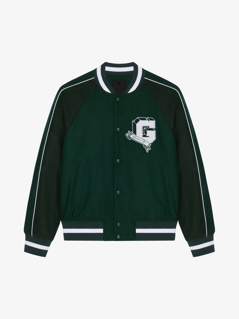 GIVENCHY COLLEGE VARSITY JACKET IN WOOL - 1