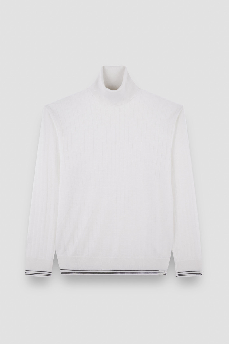 WOOL AND CASHMERE TURTLENECK SWEATER 1