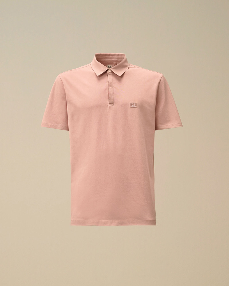 Stretch Piquet Three-Button Logo Polo 1