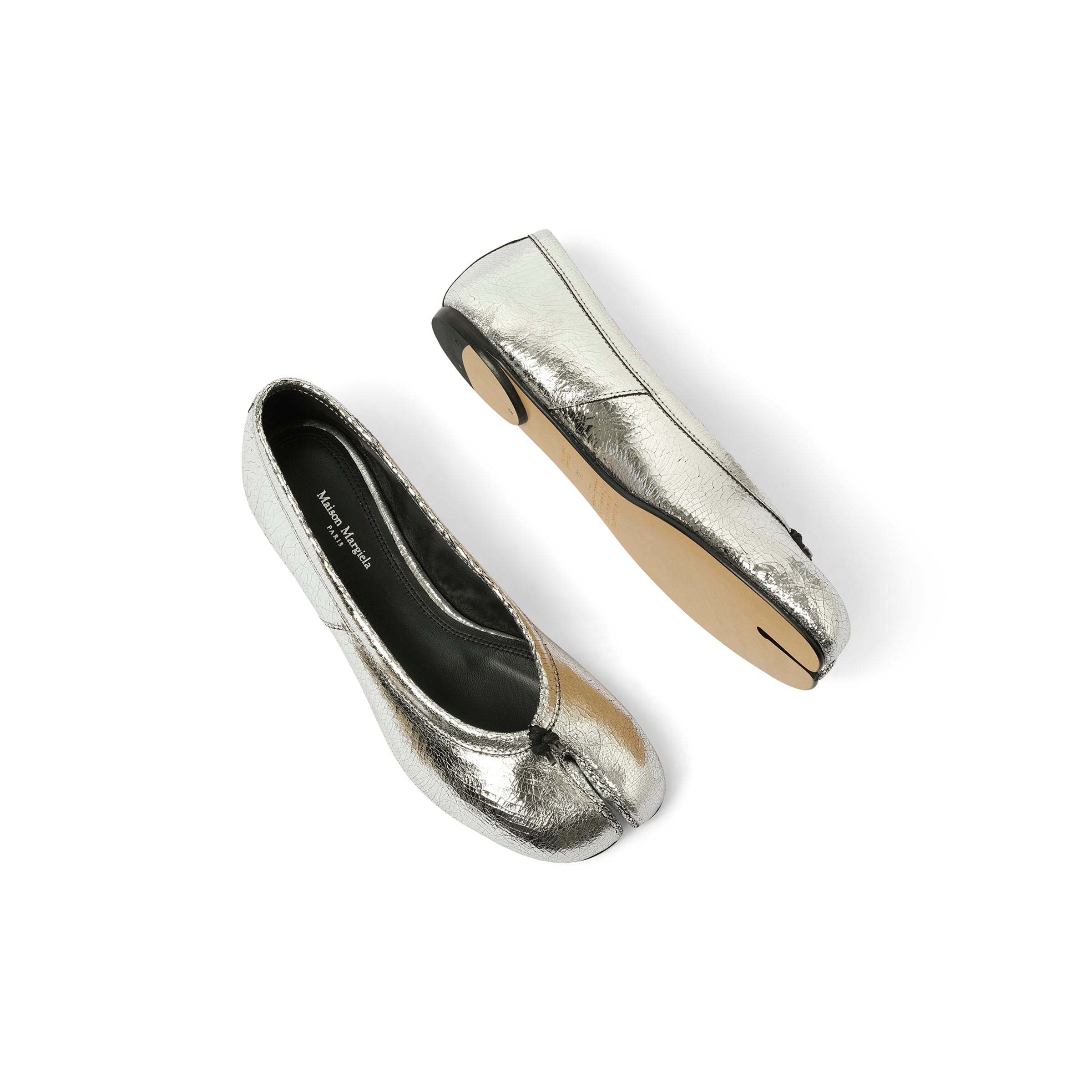 Tabi New Ballerina in Silver - 4