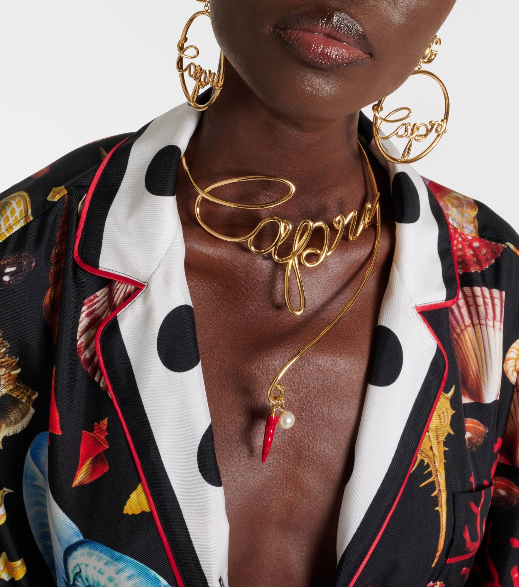 Capri embellished necklace - 5