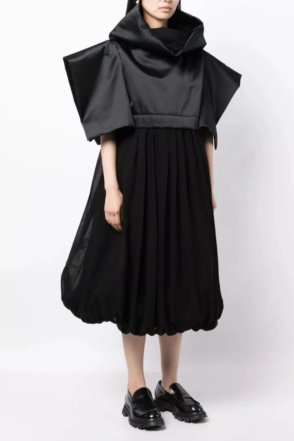 Two-material dress - 2