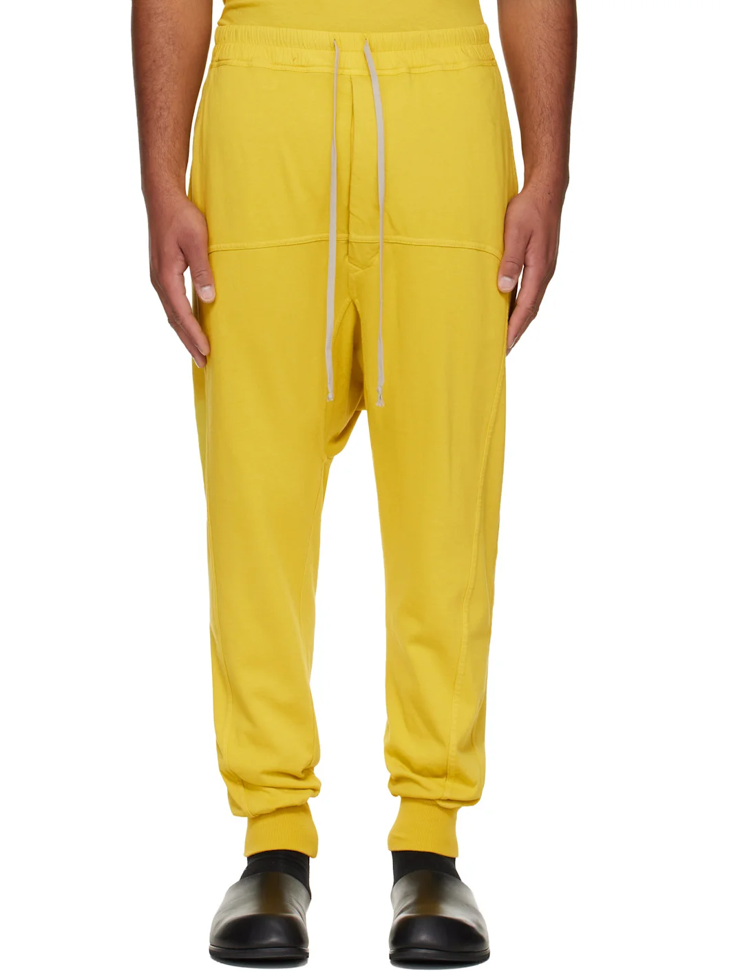 Yellow Concordians Drawstring Sweatpants - 1