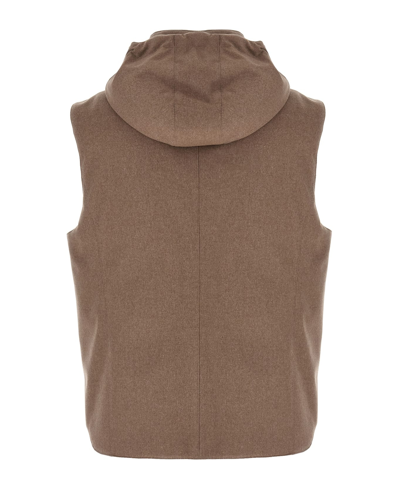 Padded Wool Vest - 2