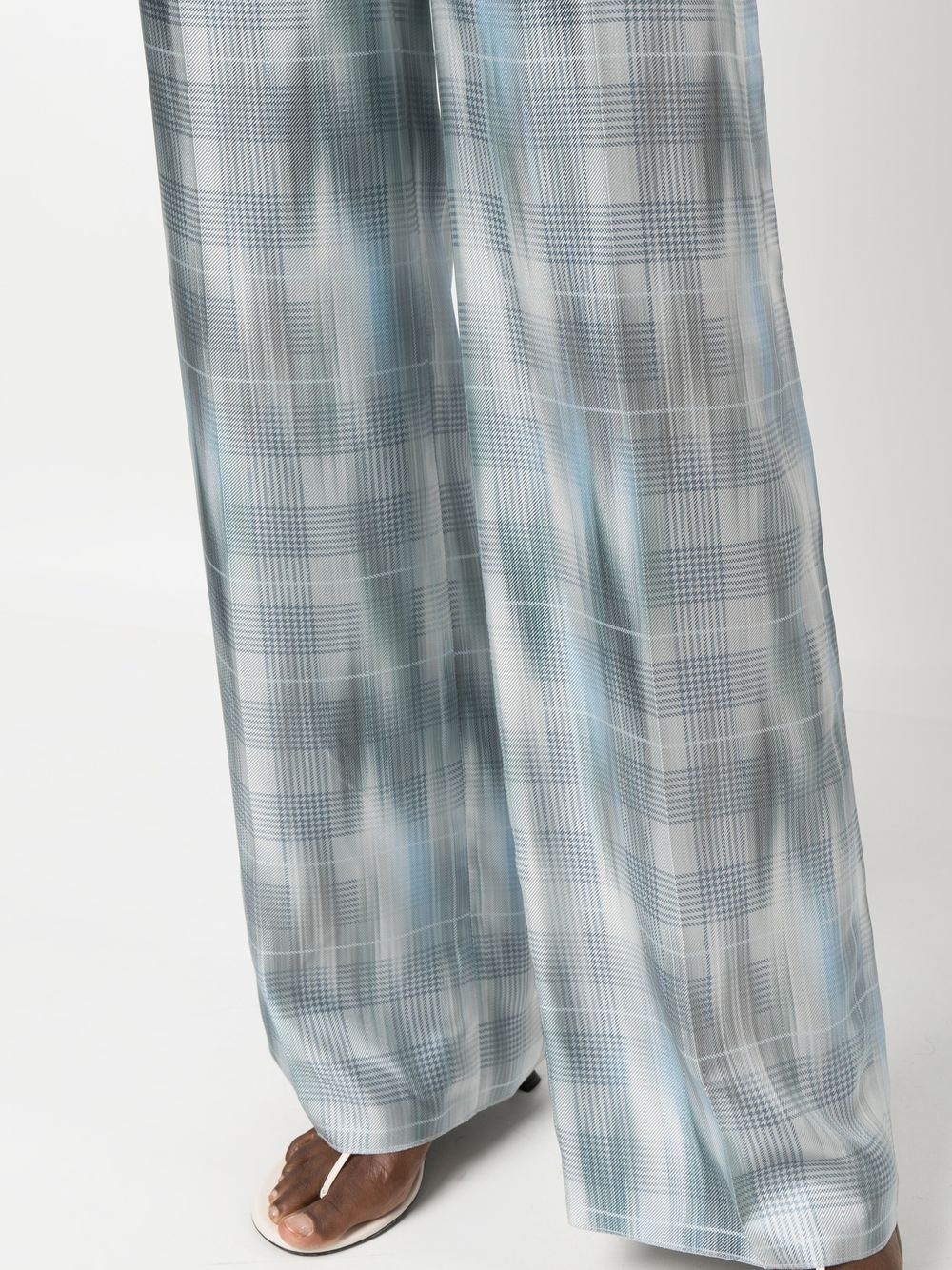Prince of Wales silk trousers - 5