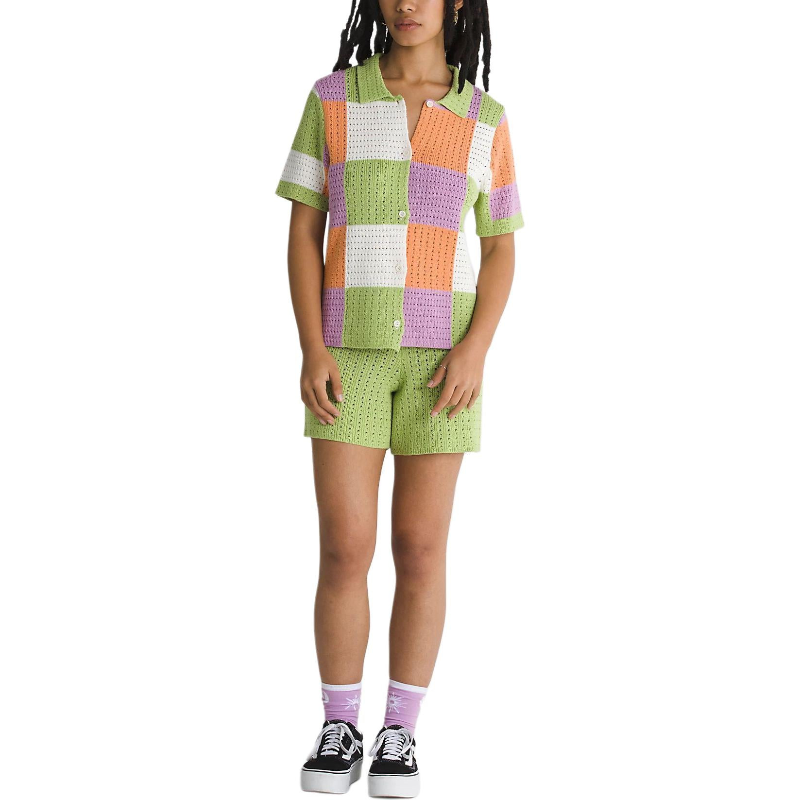 (WMNS) Vans Morrison Checker Sweater 'Multi-color' VN000G3QCR0 - 2