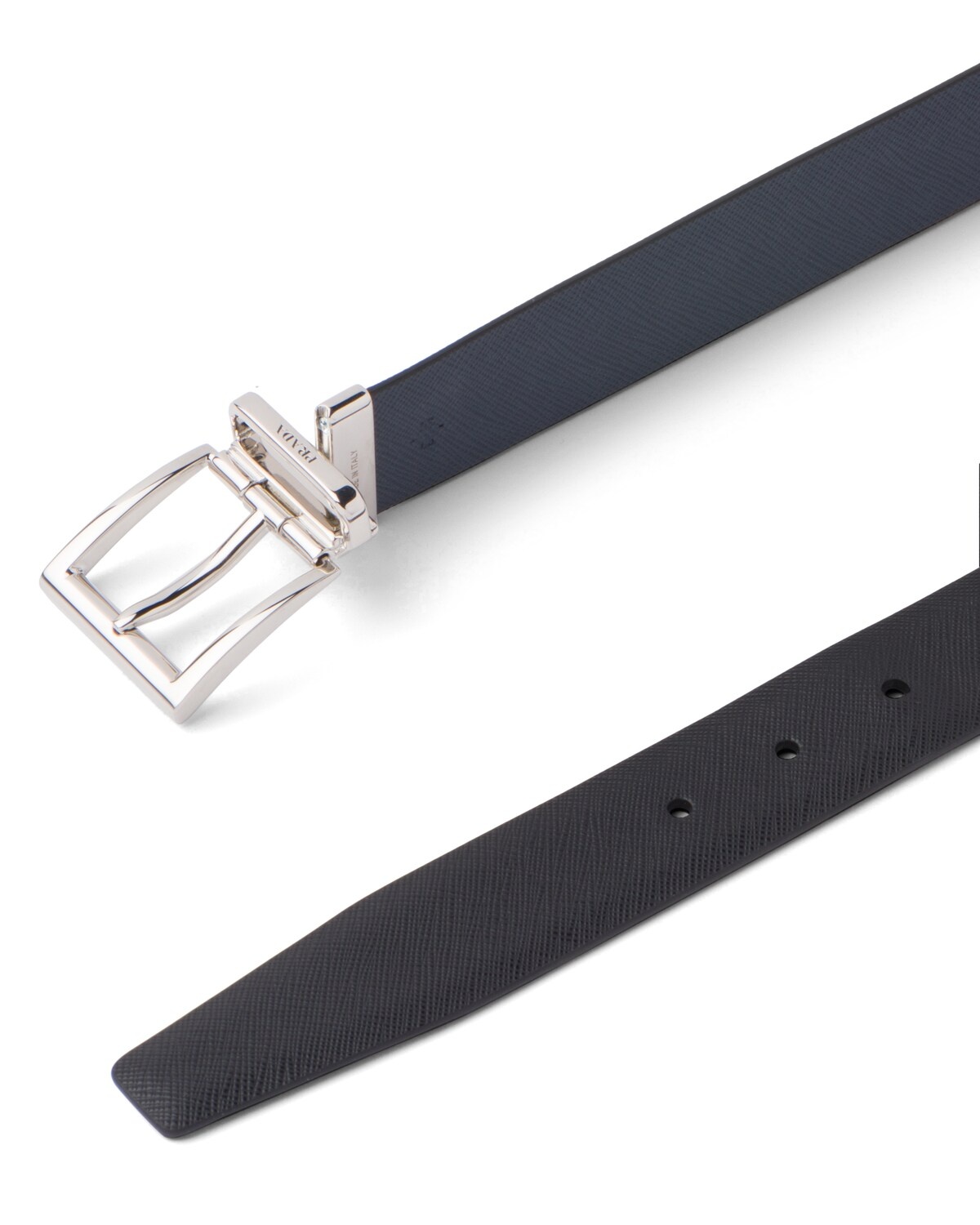 Saffiano Leather Reversible Belt - 3