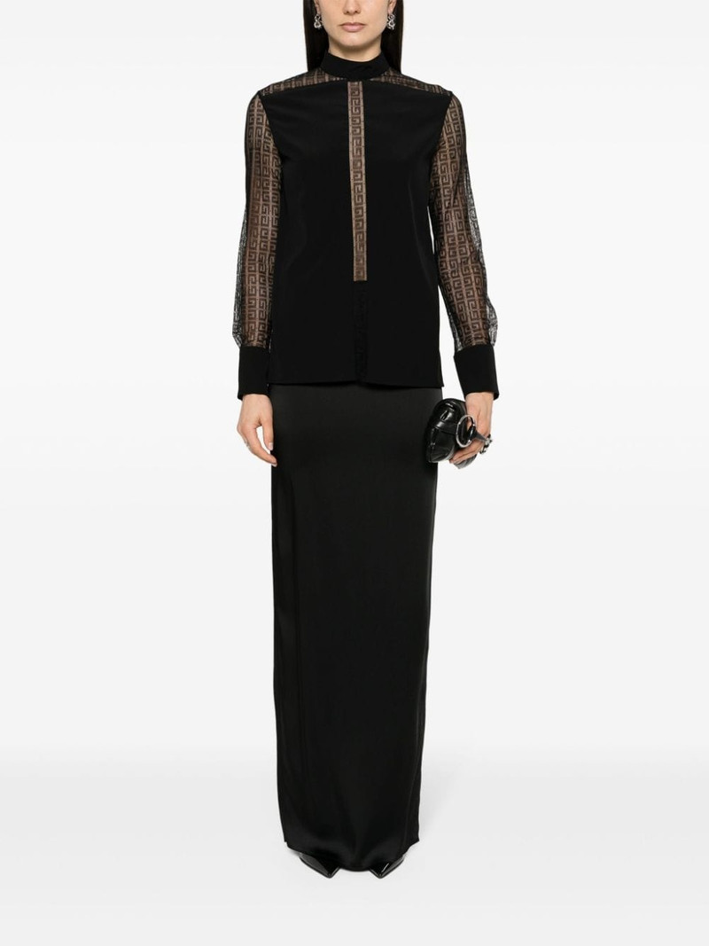 Givenchy 4G-pattern silk blouse outlook