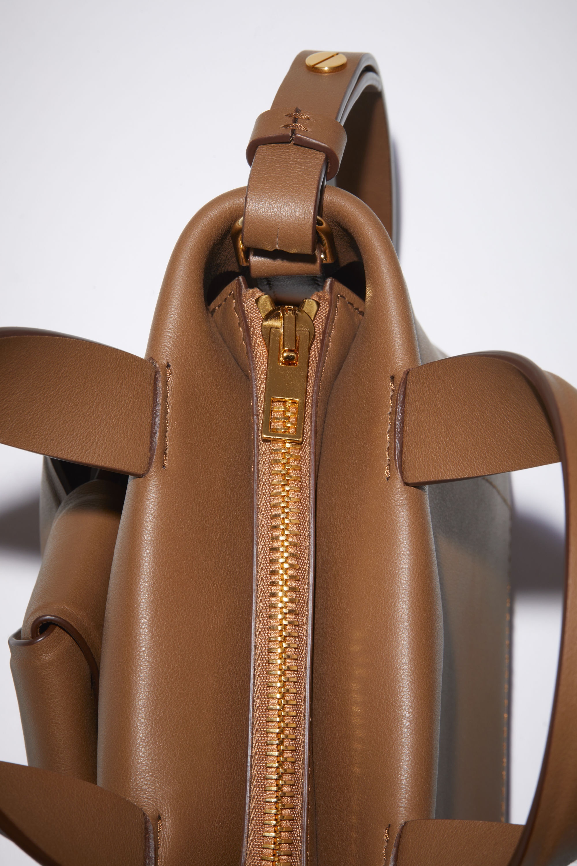 Micro tote - Camel brown - 8