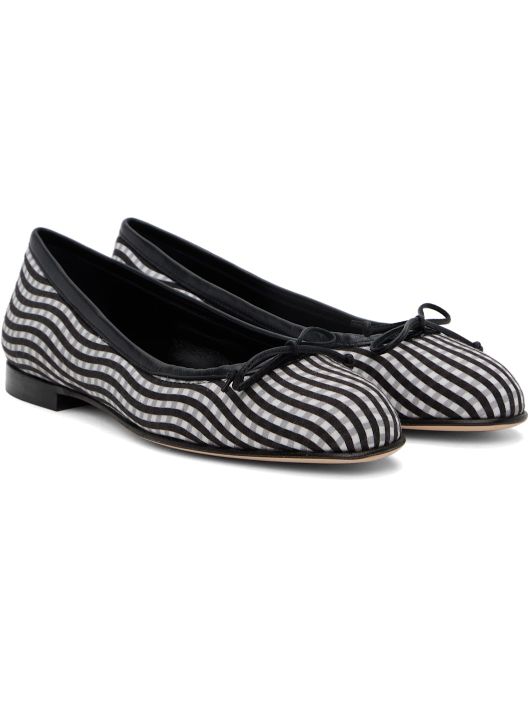 Black & White Veralli Ballerina Flats - 4
