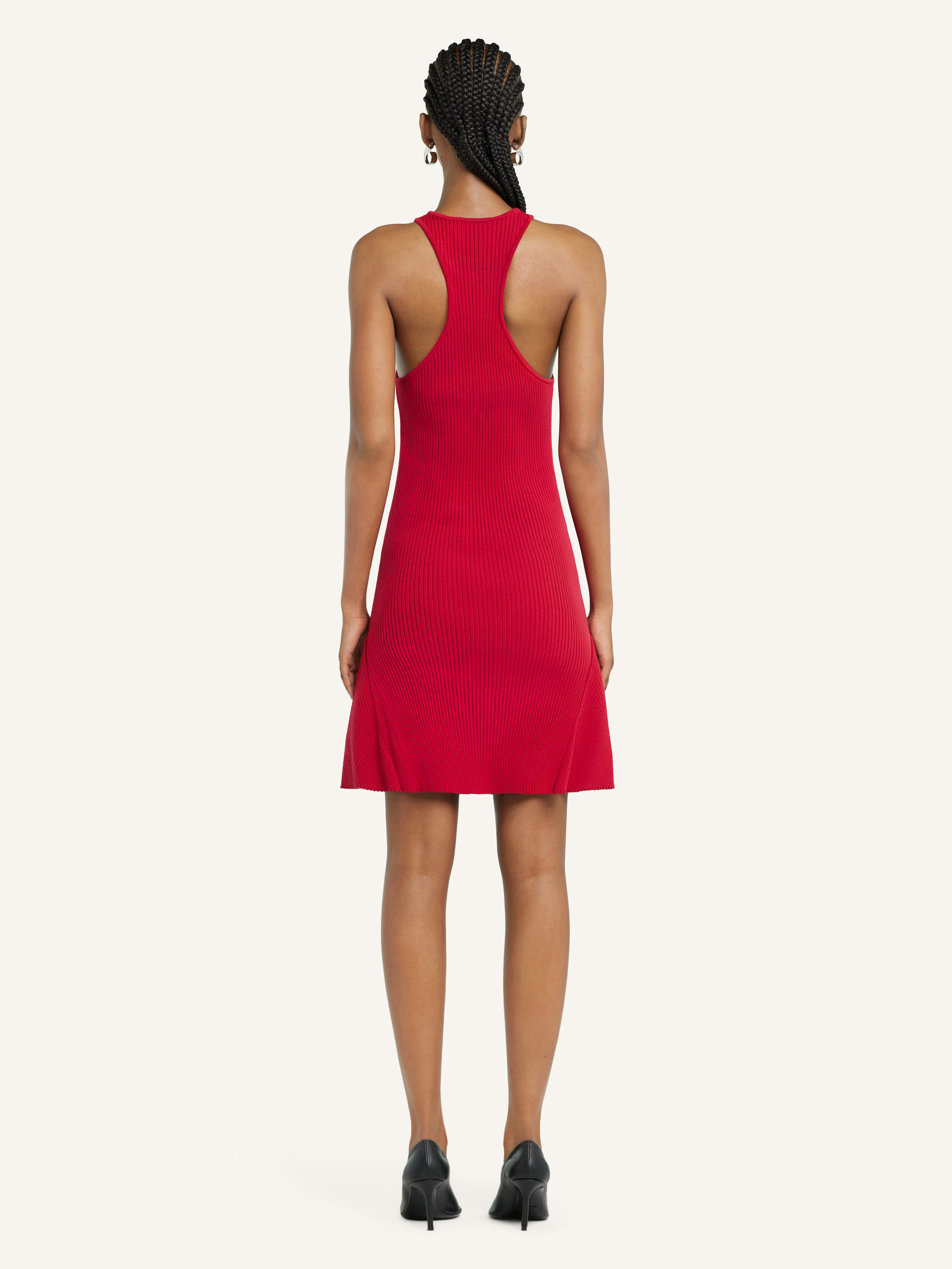MINI SCUBA RIB KNIT DRESS - 4