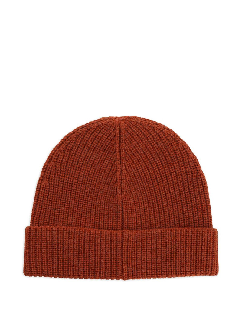 Isabel Marant ribbed logo beanie outlook