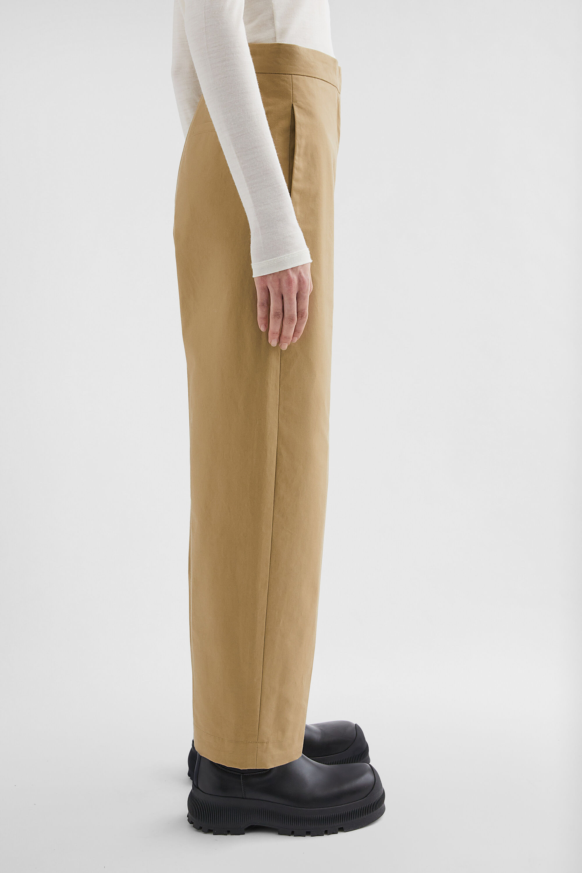 Cotton Tapered Trousers - 7