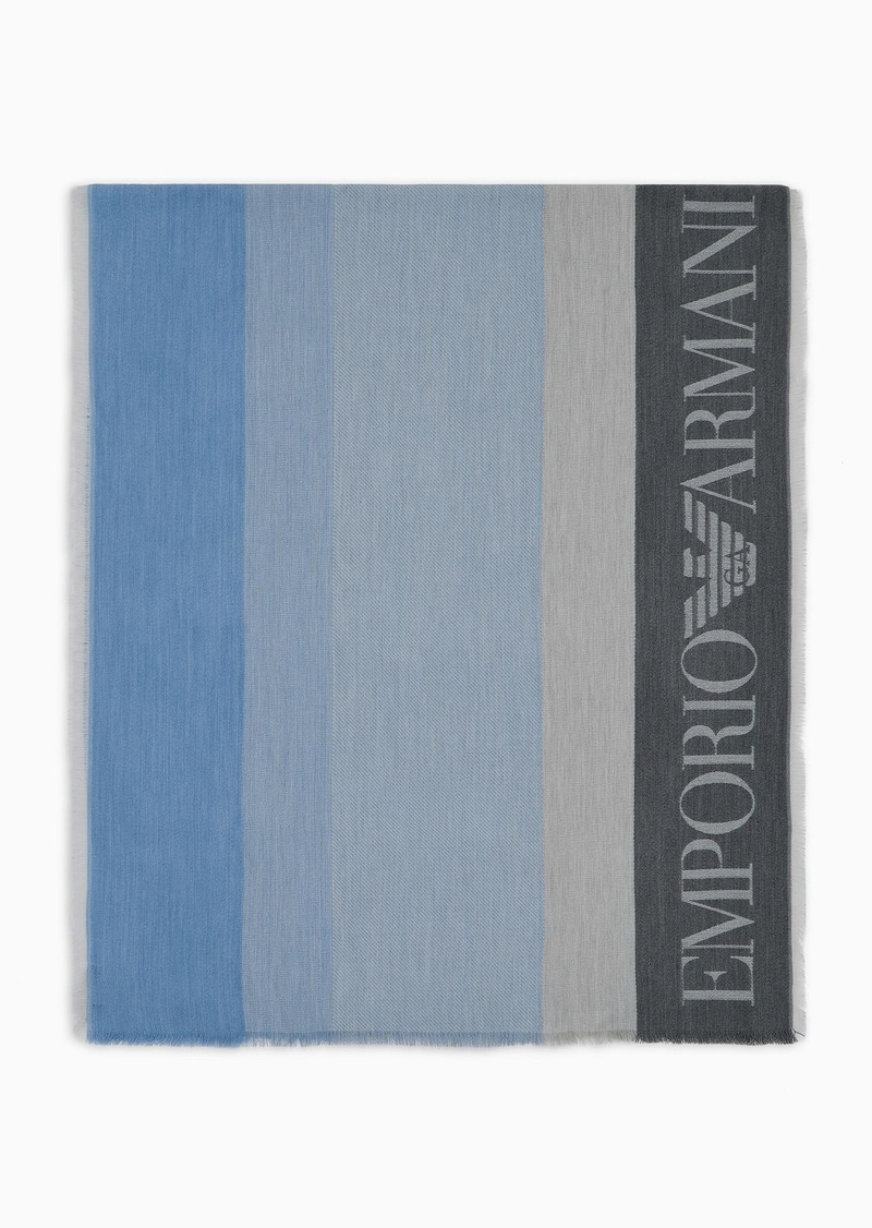 Stole with multicoloured vertical bands 1